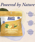Zand Immunity Lemon Honey Throat Lozenges 2 Pack With Vitamin C Organic Honey - Good-For-You Dry Mouth Lozenges - Immune Support Supplement - Natural Flavor Vegetarian Gluten 50Ct Ea