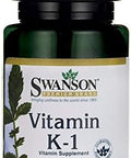 Swanson Vitamin K-1 100 mcg 100 Tabs (2 Pack)