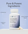 Alaya Naturals Advanced Synbiotic - Probiotic Prebiotic - 14 Billion Cfu Delayed Release Probiotic Supplement With Prebiotics From Sunfiber And L-Glutamine For Gut Lining Integrity 60 Capsules