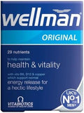 Vitabiotics Wellman Original Vitamin and Mineral Supplement 30S Bundle Vegetarian Tablets By Vitabiotics