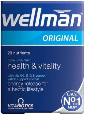 Vitabiotics Wellman Original Vitamin and Mineral Supplement 30S Bundle Vegetarian Tablets By Vitabiotics