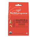 Wedderspoon Raw Premium Manuka Honey KFactor 16+, 17.6 Ounce & Organic Manuka Honey Drops, Ginger + Echinacea, Unpasteurized, Genuine New Zealand Honey, Perfect Remedy For Dry Throats, 4.0 Ounce
