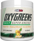 Ehp Labs Oxygreens Super Greens Powder " Daily Greens & Superfood Supplement With Spirulina Chlorella Prebiotics Digestive Enzymes Antioxidants " 30 Servings (Forest Berries)