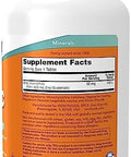 Now Foods Zinc (Zinc Gluconate) 50 Mg Supports Enzyme Functions Immune Support 500 Tablets White