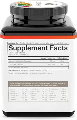 Youtheory Advanced Collagen - 6,000 Mg Collagen - With Vitamin C - For Hair, Skin & Nails - Collagen Supplements For Women And Men - 160 Tablets
