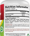 Best Naturals Apple Cider Vinegar Plus 600 Mg 120 Capsules Vinegar Capsules For Healthier Digestion Cleanse Body Naturally (Pack Of 2)