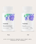 Thorne - Advanced Iron Complex - Complete Blood Support Formula - Elemental Iron Folate B And C Vitamins For Optimal Absorption - Chelated Iron Supplement - Gluten Dairy & Soy-Free 60 Capsules