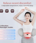 Dr.Hiumi Portable Heating Pad For Cramps Period Cramp Massager Portable Cordless Heating Pad With 3Heat Levels And 4 Massage Modes For Waist PainRelief Menstrual For Women Girls Her Girlfriend