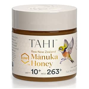 Tahi Raw Manuka Honey New Zealand UMF 5+ Certified (MGO 83+) - 100% Sustainable, Monofloral and Natural Honey - Non-GMO, Glyphosate-Free and Gluten-Free - New Zealand Manuka Pure Honey - 8.81oz