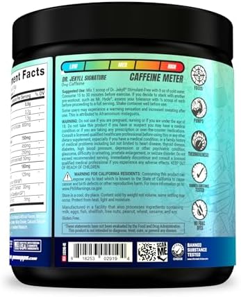 Prosupps Dr. Jekyll Stimulant- Pre-Workout Blueberry Lemonade X Creatine 300 Bundle