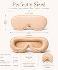 Anemone Contour Sleeping Mask For Women Softer Than Silk Eye Masks For Sleep Complete Blackout Zero Eye Pressure Fit Lightweight Eye Care Travel Essentials Included
