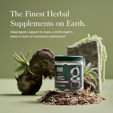 Gaia Herbs Organic Sleep Gummies Sleep Support Ashwagandha Organic Reishi Mushroom Passionflower Usda Organic Nongmo Gluten Vegan 40 Count