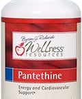 Wellness Resources Pantethine Active Vitamin B5. Vegan 300mg 90 Capsules