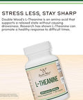 Double Wood Supplements L Theanine Double Strength 120 Capsules 200Mg