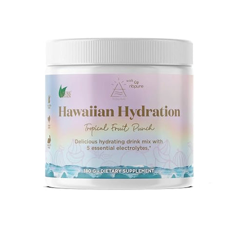 Nbpure Earthy Andy Hawaiian Hydration " Natural Electrolyte Drink Mix For Active Families 5 Balanced Electrolytes Digestionfriendly Natural Delicious Flavor Vegan No Sugar & Nothing Artificial