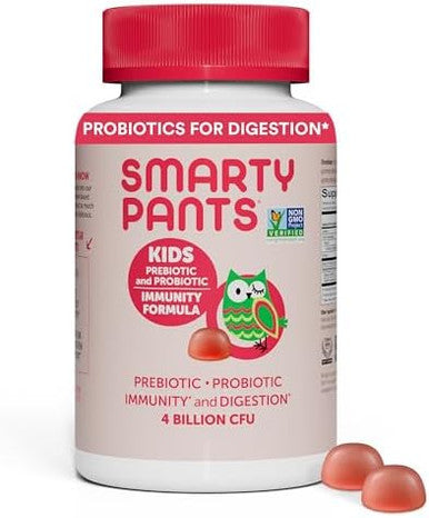 Smartypants Teen Guy Multivitamin Gummies: Omega 3 Fish Oil (Epa/Dha), Vitamin D3, C, Vitamin B12, B6, Vitamin A, K & Zinc, Gluten Free, Three Fruit Flavors, 120 Count (30 Day Supply)