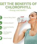 Eazgoo Chlorophyll Gummies For Body Odor Deodorant* Sugar Free Chewable Chlorophyll For Immune Support Women Vegan 60 Count (Lemon)