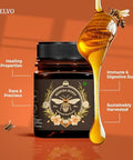 MELVO Manuka Honey MGO 263+ Manuka Honey (250g/8.8oz), Superfood, Authentic Raw Honey from New Zealand
