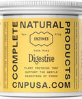 Complete Natural Products Digestive Enzyme Powder - Plant Based Blend, 8Oz Glass Jar, Gentle Digestive Support