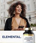 Carlyle Calcium Magnesium Zinc With Vitamin D3 And Boron 300 Caplets Vegetarian, Non-Gmo Supplement