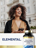 Carlyle Calcium Magnesium Zinc With Vitamin D3 And Boron 300 Caplets Vegetarian, Non-Gmo Supplement