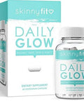 SkinnyFit Daily Glow: Hair, Skin and Nails Supplement for Youthful-Looking Skin, Brighter Complexion, (60 Capsules)