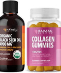 Havasu Nutrition Organic Black Seed Oil Liquid + Collagen Gummies Bundle