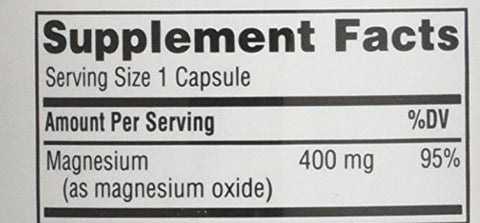 Twinlab Magnesium400 Mg By Twinlab 100 Cap Pack of 3