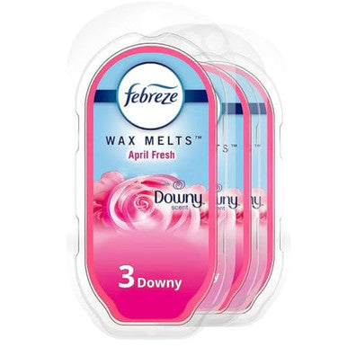 Febreze April Fresh Wax Melts 3 Packs Of 6 Wax Melt Warmer Cubes Per Pack Each Pack Is 2.5 Oz Of Air Freshener