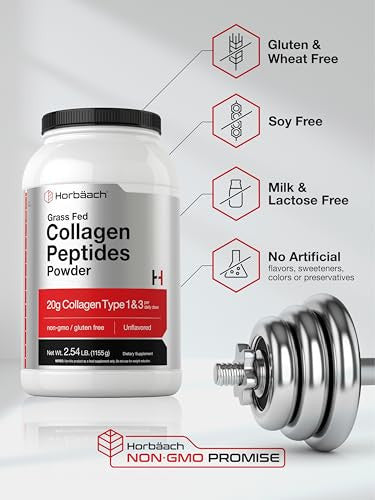 Horbaach Collagen Peptides Powder 40 Oz