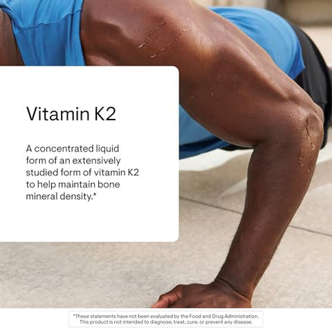 Thorne - Vitamin K2 - Concentrated Vitamin K2 (As Mk-4) Liquid Supplement - Supports Bone Heart & And Blood Vessel Health - Third-Party Certified - Gluten Dairy & Soy-Free 1 Fl Oz