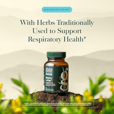 Gaia Herbs Mighty Lungs 60 Servings