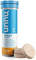 Nuun Sport: Orange Electrolyte Enhanced Drink Tablets (6 Tubes Of 10 Tabs) Previously Nuun Active