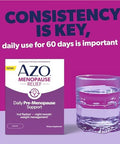 Azo Daily Premenopause Relief Perimenopause Supplements For Women Hot Flash Night Sweat And Healthy Weight Management Support 30 Count