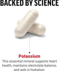 Force Factor Potassium Citrate Potassium Capsules To Support Cardiovascular Health Promote Electrolyte Balance And Boost Hydration Ideal For Athletes 180 Vegetable Capsules