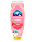 Dawn Gentle Clean Ez-Squeeze Dishwashing Liquid Dish Soap Pomegranate And Rose Water Scent 24.3 Fl Oz