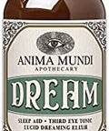 Anima Mundi Lucid Dreaming Elixir - Herbal Liqquid Sleep Support Supplement - Calming Bedtime Tonic with Skullcap, Kava Kava and Rose - Bedtime Tonic to Support Restful Sleep (2 oz)