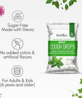 Herbion Naturals Cough Drops With Natural Mint Flavor Sugar With Stevia Dietary Supplement Soothes Cough For Adults & Children Over 6 Years 25 Drops No Artificial Flavor Or Color