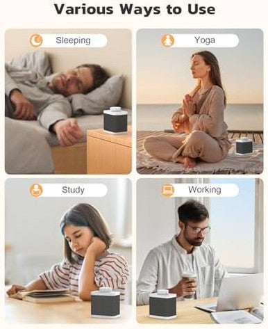 Afuosy White Noise Sound Machine With 20 Soothing Sounds 18-48H Powerful Battery 3 Timers Memory Function And White Noise Machine For Sleeping Portable Sound Machine For Baby Adult Fathers Day