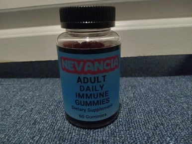 Adult Daily Immune Gummies With Elderberry, Vitamin C, Zinc, Immune Support, Skin Health, Antioxidant Support, Elderberry Flavor, For Men & Women, 60 Gummies, 30-Day Supply