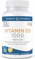 Nordic Naturals Vitamin D3 1000 Iu 120 Count