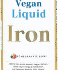 Liquidhealth Vegan Liquid Iron Supplement with SunActive & Ferrochel Iron - Natural Energy Immune System & Metabolic Support Increase Mental Clarity Prenatal/Postnatal - Non-GMO Sugar (16 oz)