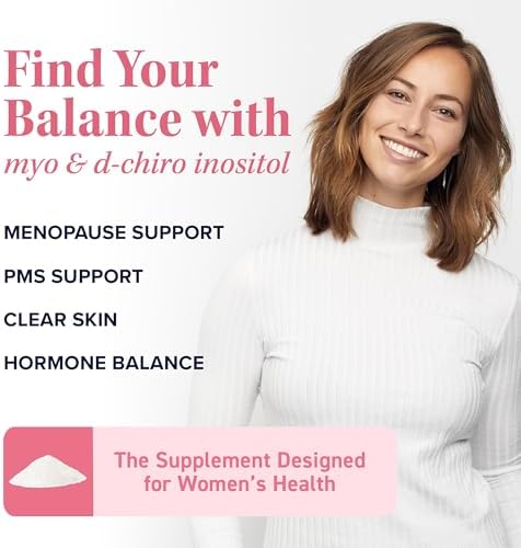 MyoInositol Powder Complex and Women's DIM Supplement Hormone Balance Bundle with Ideal 40: 1 Ratio MyoInositol and DChiro Inositol Powder (30 Servings) and DIM Supplement for Women (60 Servings)