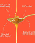 Egmont Honey Manuka Honey UMF 20+ MGO 830+ | 8.8 oz (250 g) | 100% Pure Authentic New Zealand Honey, UMF & MGO Certified, Non-GMO, Kosher, Traceable, Recycled Jar, Immune Support