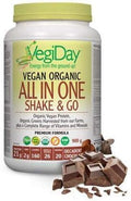 VegiDay Vegan Organic All In One Shake & Go Decadent Chocolate, 900 g