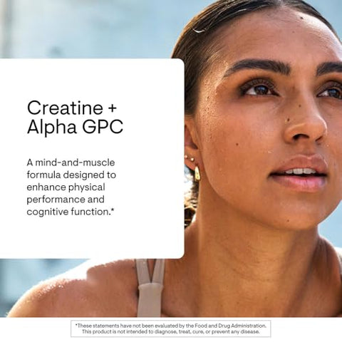 Thorne - Creatine Alpha Gpc - Micronized Creatine Monohydrate Powder - Support For Muscles & Cognitive Function - For Women & Men - Watermelon Lemonade - Nsf Certified For Sport 30 Servings