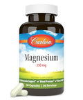 Carlson Magnesium 350 mg Muscle Function and Nerve Health 90 Capsules