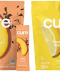 Cure Hydration Plantbased Electrolyte Drink Mix Energy & Dehydration Bundle No Sugar Coconut Water 100Mg Caffeine Nongmo Vegan 14Pack Each: Peach Tea & Lemonade