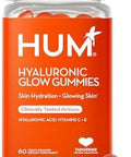 Hum Hyaluronic Glow Hydrating Skin Supplements For Supporting Collagen Production Antioxidantrich Vitamin C & E For Radiant Glowing Skin (60Count)