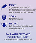 Dr Teal'S Foaming Bath With Pure Epsom SaltSleep Blend With MelatoninLavender & Chamomile Essential Oils34 Fl Oz (Pack Of 4)